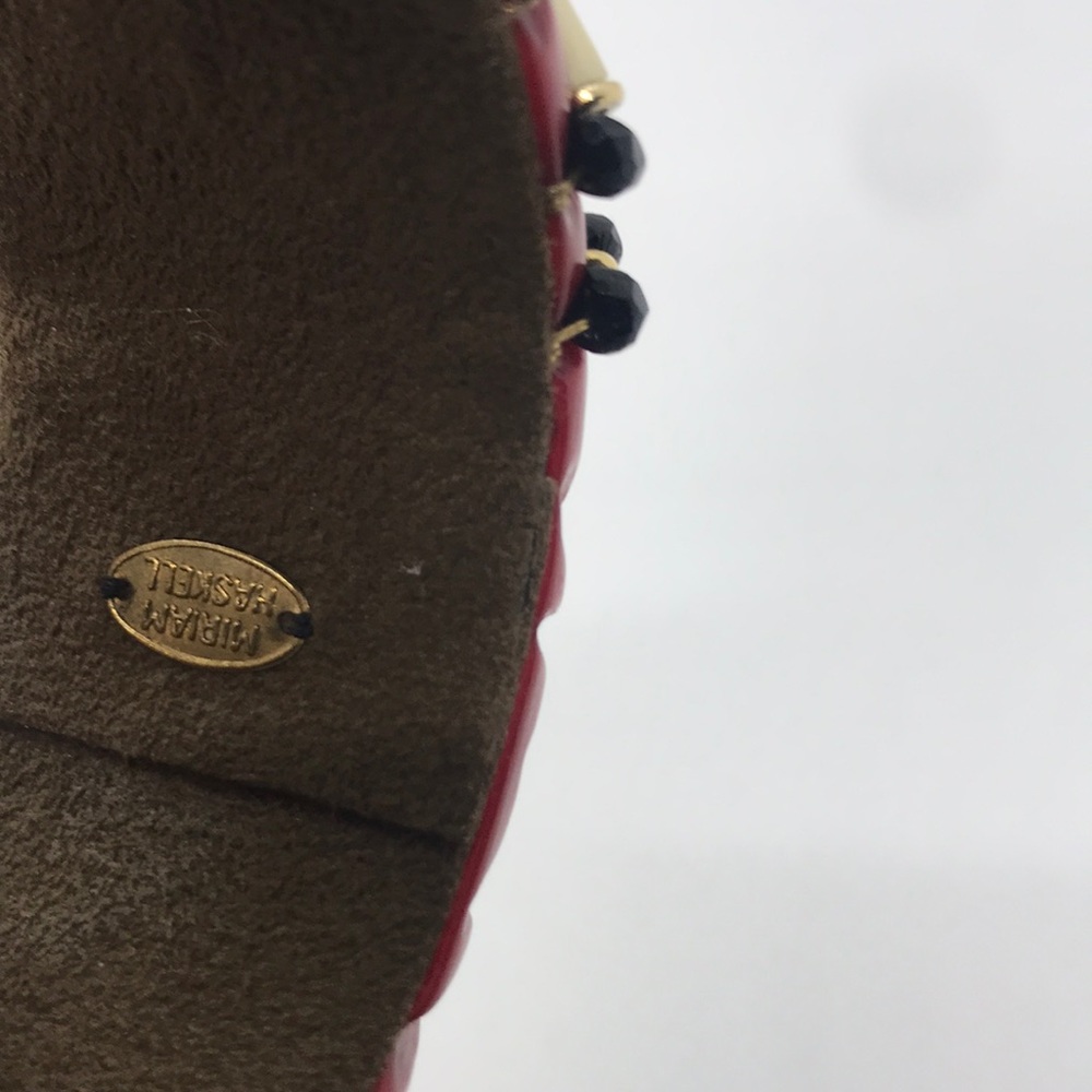 Miriam Haskell Carved Beaded Resin Bangle Lot of 4 - Picture 6 of 15